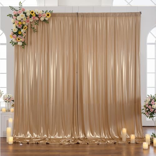 Cortinas de fondo brillante con lentejuelas 10x10ft miniatura 7
