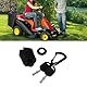 ECSiNG 1 Set 5-poliger Rasenmäher-Starter-Zündschlosszylinder 6150051 Kompatibel mit WOLF-Garten Scooter SV4 OHV3