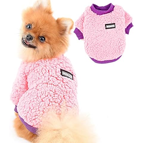 PAIDEFUL Jersey de Felpa Cálido para Perros Cover