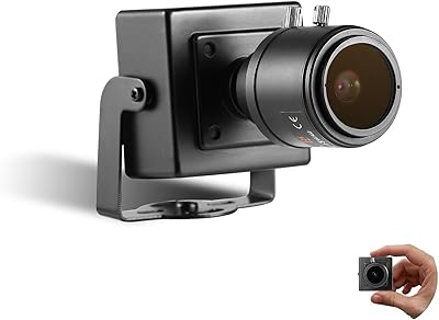 REVODATA 5MP Mini PoE IP Camera, Ultra HD 2880x1620P Zoom 2.8-12mm, Telecamera di rete Compatta per la Sicurezza Interna Della Casa, Vista Remota P2P Controllo Web RTSP (I712-P-TS-X)
