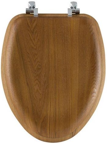 19601CP-263 Wood Enlongated Toilet Seat