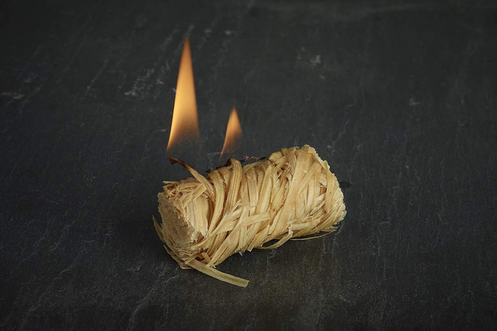 4 x 200 Flamers Natural Fire Lighters for Wood Burner Firepit Bbq Pizza Oven Fireplace Chimenea Barbecue Fire Starter - Firestarter for Kiln Dried Kindling Log Coal Charcoal Briquette - 3