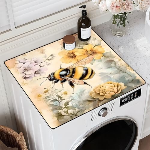 Image of Washer and Dryer Topper for Top,23.6 inch x 19.7 inch Washer Dryer Countertop Mat, Waterproof & Anti-Slip Dryer Top Protector Mat
