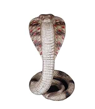 金属製コブラと蛇の彫刻 蛇コブラ彫刻 3Dメタルパズル メカニカルパンク組み立てモデル