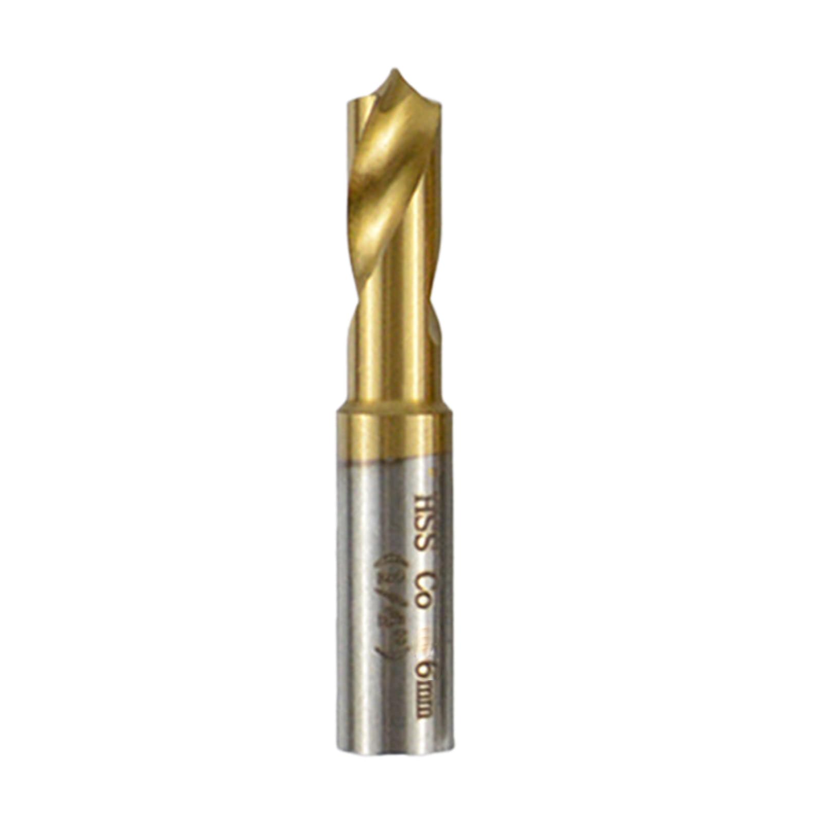 Piceioep 6.5Mm Welding Spotting Drill Bit Spotting Welding Drill Bit End Milling Cutter For Lathe Sheet Removal