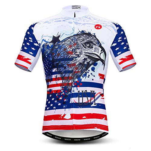 Cycling Jersey Short Sleeve Biking Tops Quick-Dry