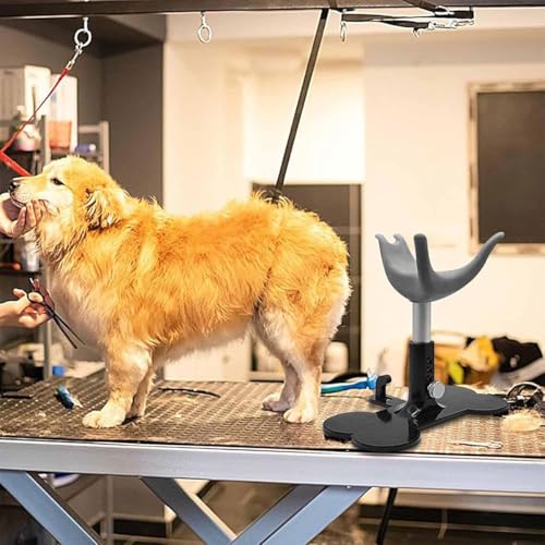 Support de toilettage en silicone et bras de table réglable pour petits chiens - 5