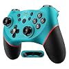Diswoe Controller for Switch, Wireless Pro Controller for Switch 2/Switch/Switch Lite/Switch OLED, Remote Gamepad with Joystick, Adjustable Turbo Vibration with Programmable Function