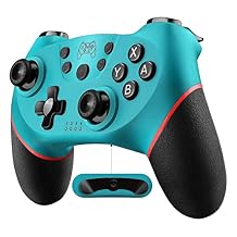 Diswoe Controller for Switch, Wireless Pro Controller for Switch 2/Switch/Switch Lite/Switch OLED, Remote Gamepad with Joystick, Adjustable Turbo Vibration with Programmable Function