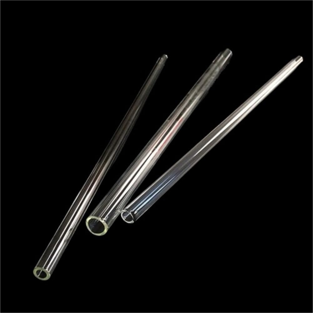 3Ud Tubos Vidrio Industriales Borosilicato Resistentes Altas Temperaturas | Tubos de vidrio transparentes, grado industrial(37x2x300mm)