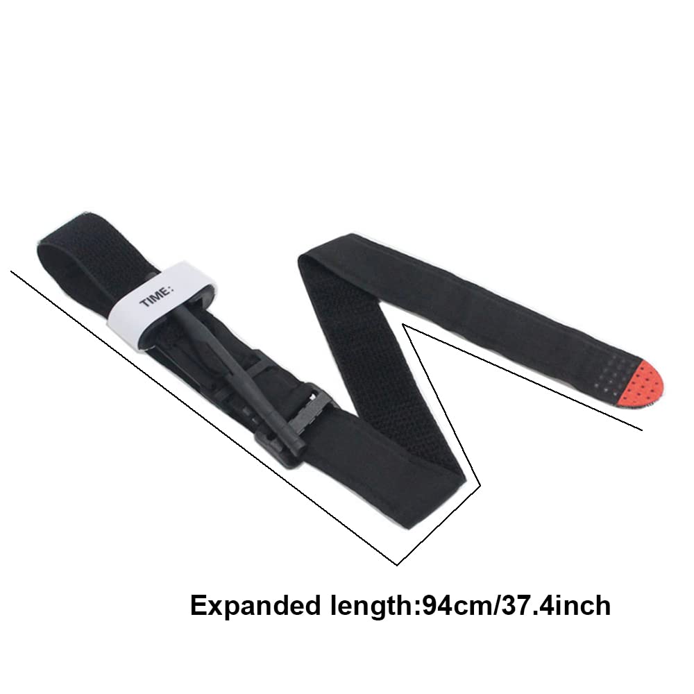 Garrot Tourniquet Frohud Équipement Extérieur De Premiers Secours Militaire D Urgence 95cm Noir