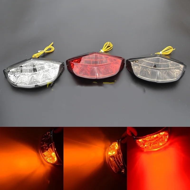 Moto Faros Freno Trasero​ Luz de freno trasera integrada para