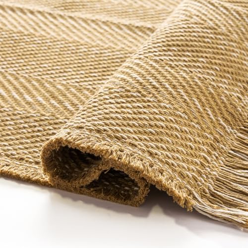 BESTSWEETIE 2x6 Hand-Woven Jute Rug