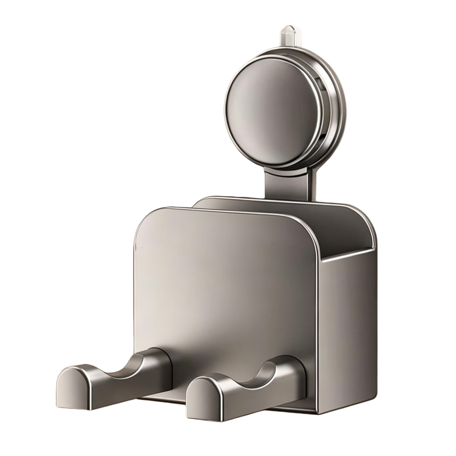 Modern Bathroom Hair Dryer Shelf with Powerful Suction Cup Space Saving Hair Dryer Organizers Easy Installation Holder Wall
