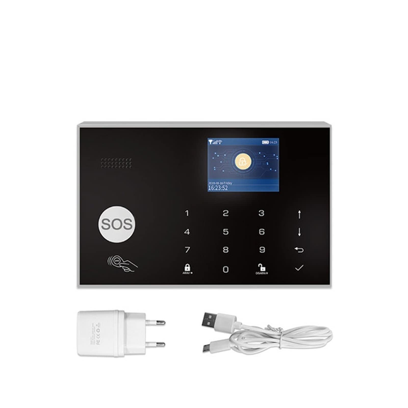 Alarmy domowe, G30 Tuya Wi -Fi GSM System alarmowy bezpieczeństwa domowego bezprzewodowy zestaw alarmowy włamywaczy App Pilot(YK-002-GSM-G30)