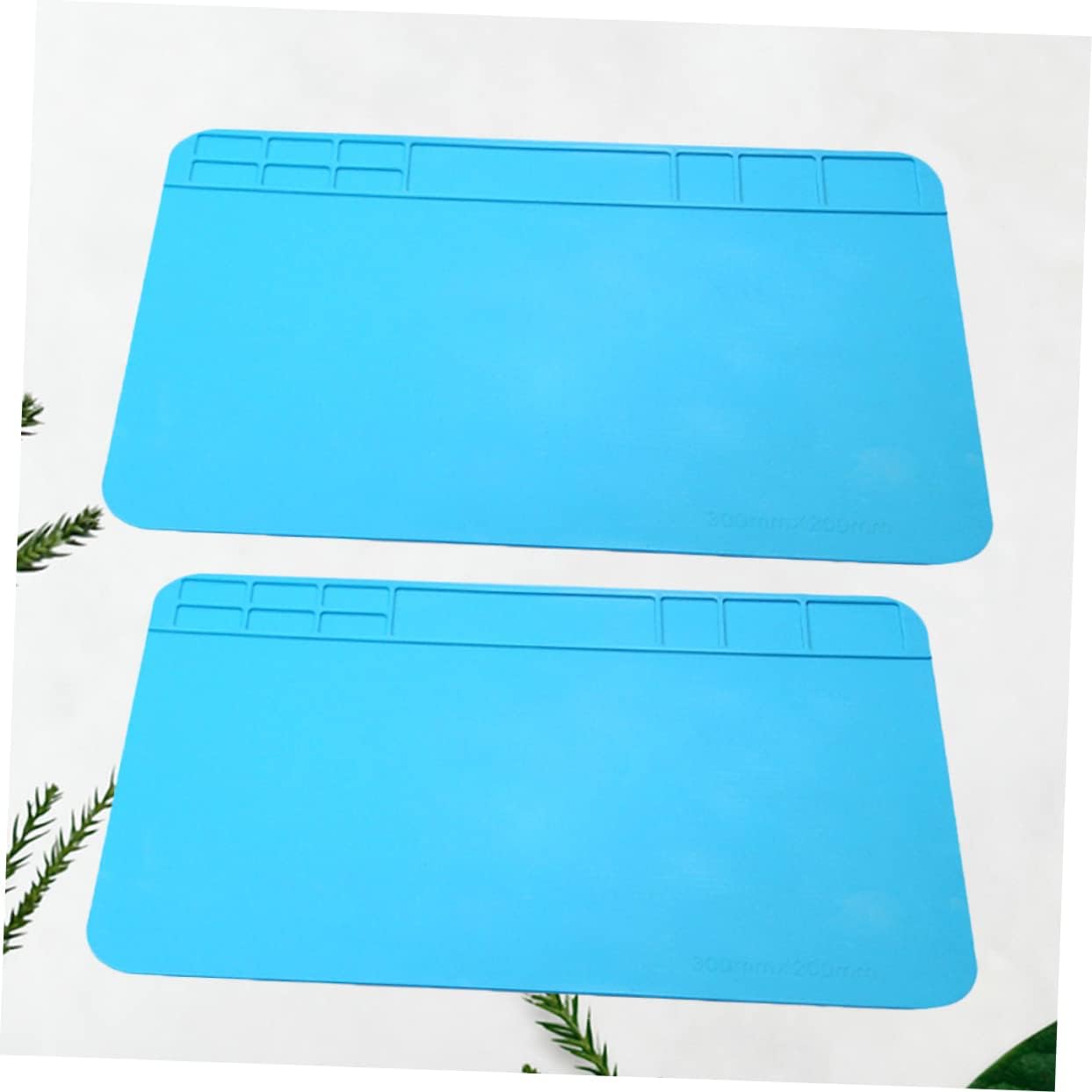 jojofuny 26pcs Electronic Maintenance Mat Silicone Repair Pad for Parts Heat Insulation Work Mat for Electronics and Diy Projects for Organizing Screws and Components