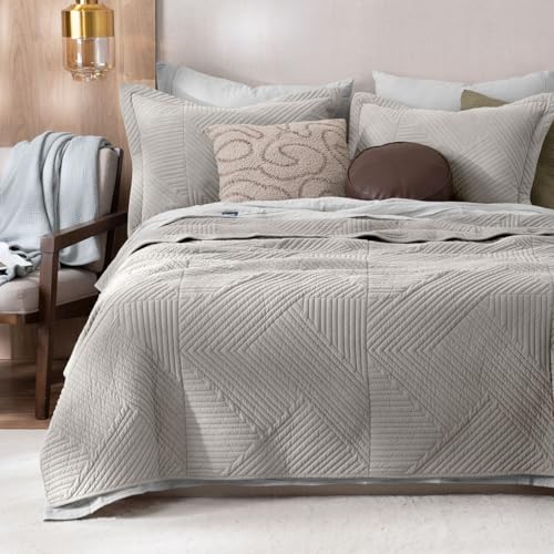 Opiniones y reviews de Edredon king size disponible en línea. 49 ESQUIMAL Edredón Ligero Reversible Pinsonic Velvet con Fundas de Almohada Colcha Doble Vista Ideal para Todo el Año (Beige, King Size)