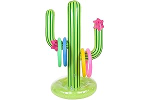 XOOBIU Inflatable Cactus Ring Toss Set: The Ultimate Summer Party Essential