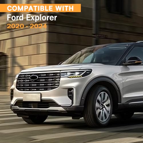 Image of Mud Flaps Mud Guards Replacement for 2020-2024 Explorer Front Mudflap and Rear Mudguard No Drilling Required 4pc Set