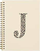 Vista 31 de Bnwepo Initial Leopard Letter T Notebook Journal, Preppy Bow Monogrammed Monogram Gifts for Women, Monogram Notebook Journal, Personalized Notebook