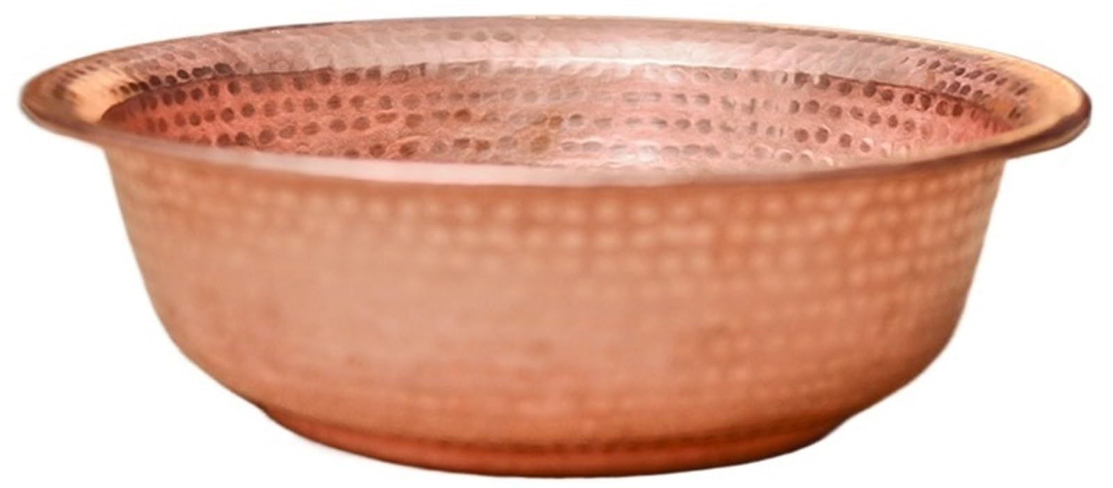 Ręcznie kuta miedziana miska przenośna do pedicure, miedziana miska do moczenia stóp, miedziane miski, miedziana miska ogniowa do mycia twarzy, kąpieli stóp(Red,16.1in)