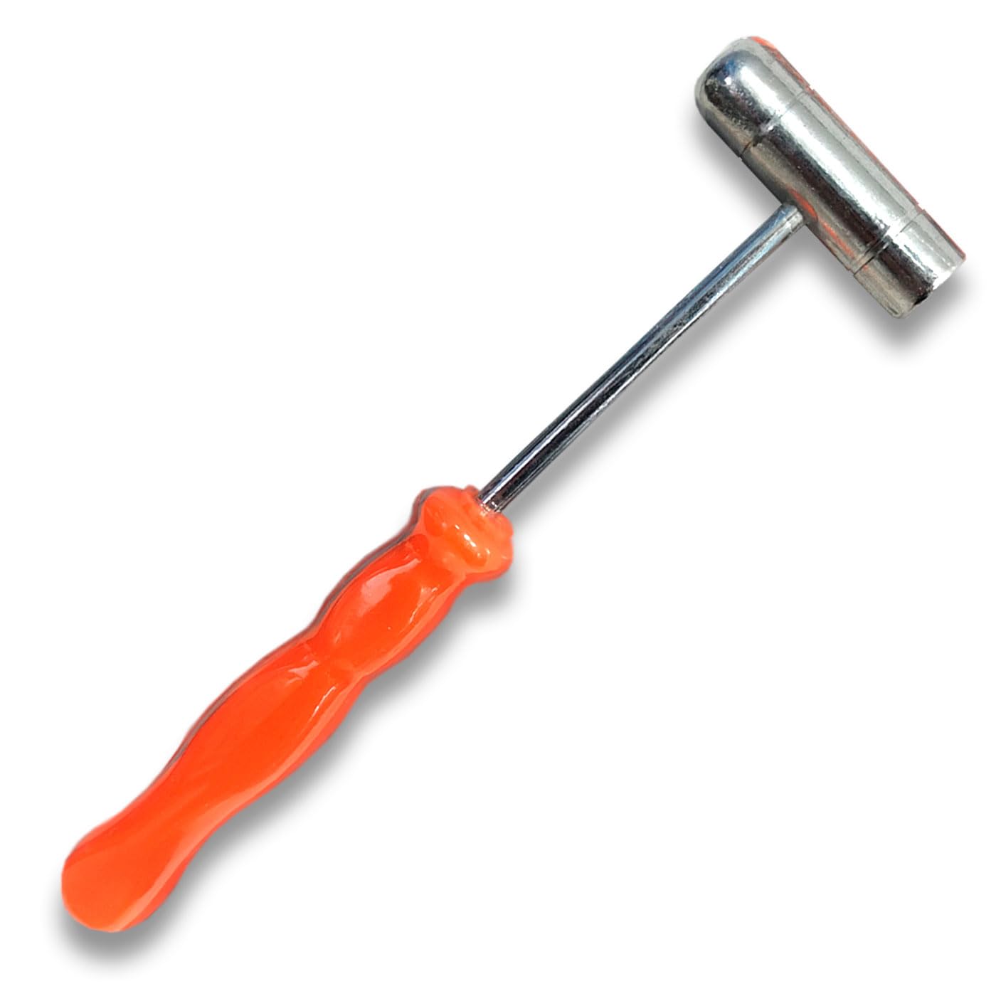 Tradineur - Mini Martillo Bola - Fabricado en Acero - Longitud 18 cm - Mango ergonomico de plástico - Ideal para obras de bricolaje y carpintería