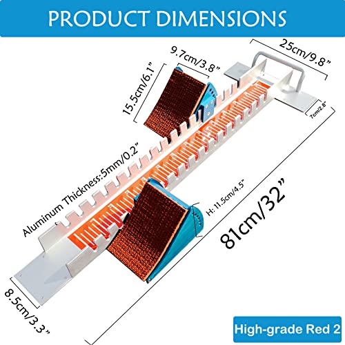 image for Supvision 32in High-Level Starting Blocks Aircraft Grade Aluminum Runn