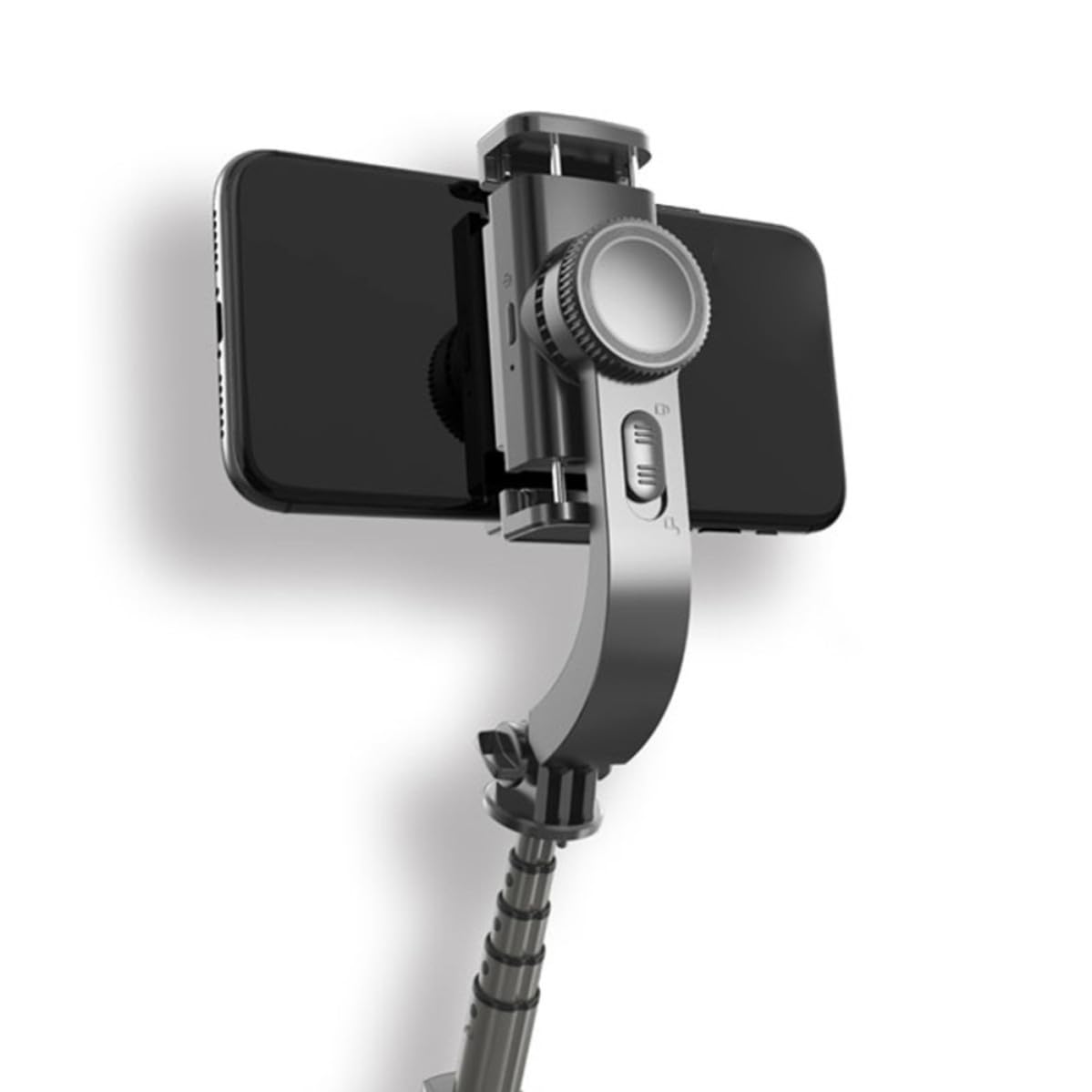 Ciieeo Stabilisateur de Téléphone Antichoc, Perche Selfie Trépied, Abs, Batterie 450mah, Noir, pour Live Streaming, Web Celebrity