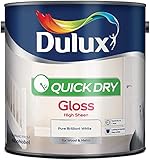 Dulux Quick Dry Gloss Pure Brilliant White 2.5L [Misc.]