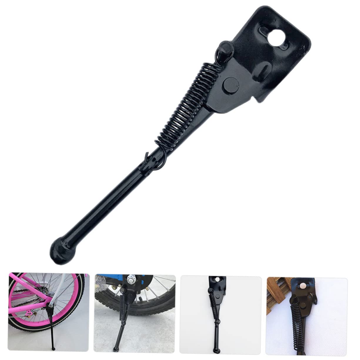 GRIRIW Bike Kickstand Adjustable Aluminum Alloy Side Stand for Bicycles Durable Non Slip Support for Bikes Easy to Install and Use Parking Support