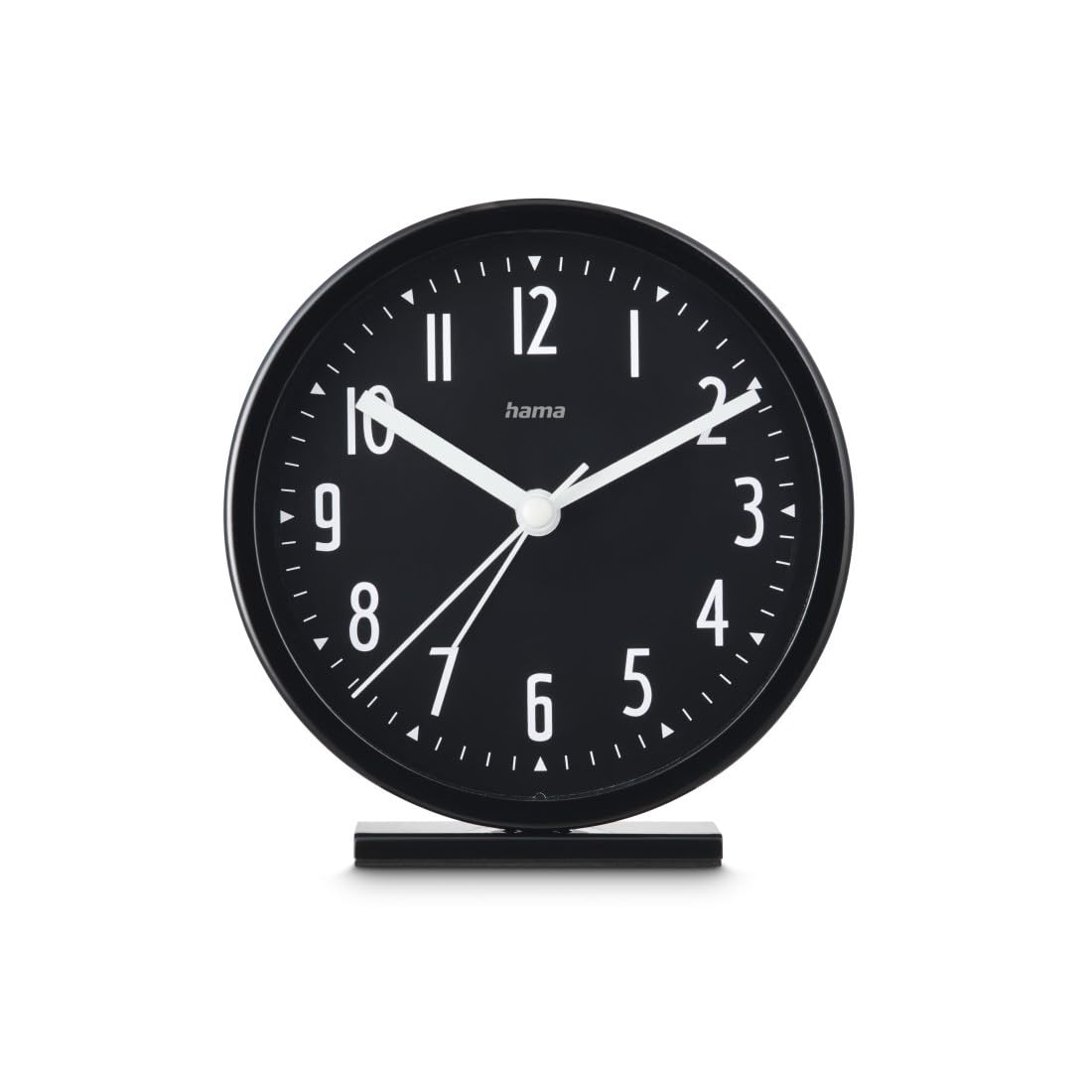 Hama Skye Alarm Clock, Non-Ticking, Black