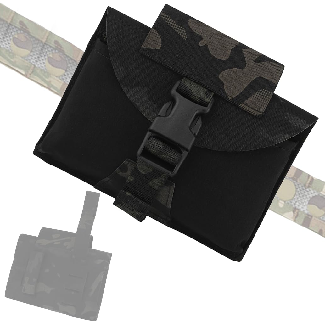 Bolsa táctica para exteriores Molle IFAK/kit de primeros auxilios médicos/liberación rápida elástica ajustable EMT bolsa para caza, airsoft, camping, ciclismo, senderismo