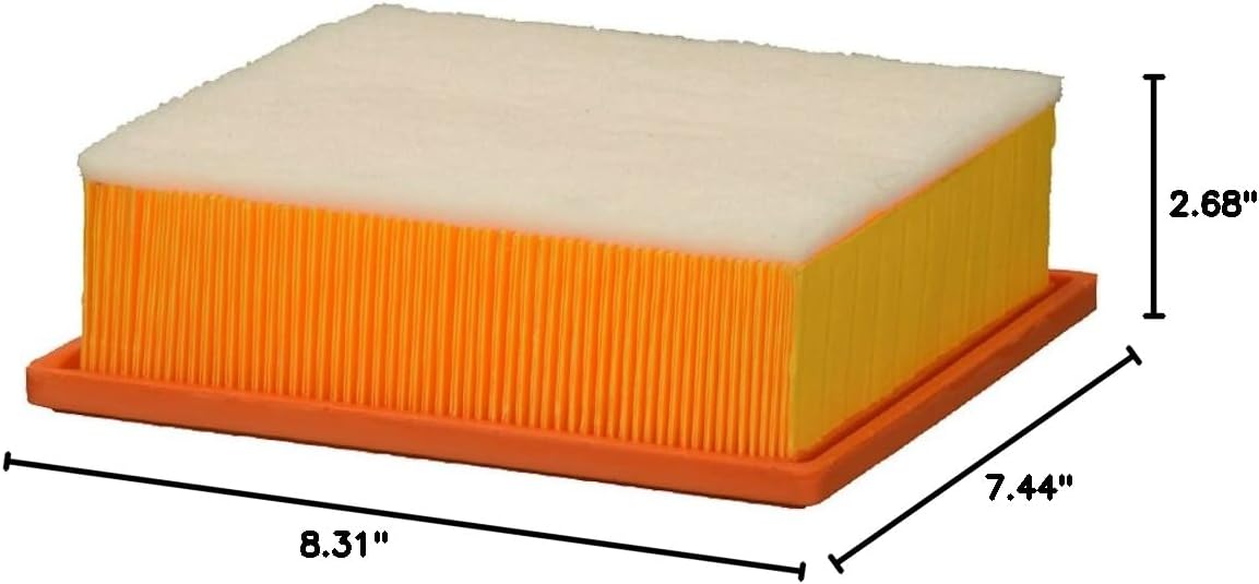 ECOGARD XA10492 Premium Engine Air Filter Fits 2017-2024 Jeep Compass, 2015-2021 Renegade, 2015-2022 Ram ProMaster City, 2016-2018 Fiat 500X