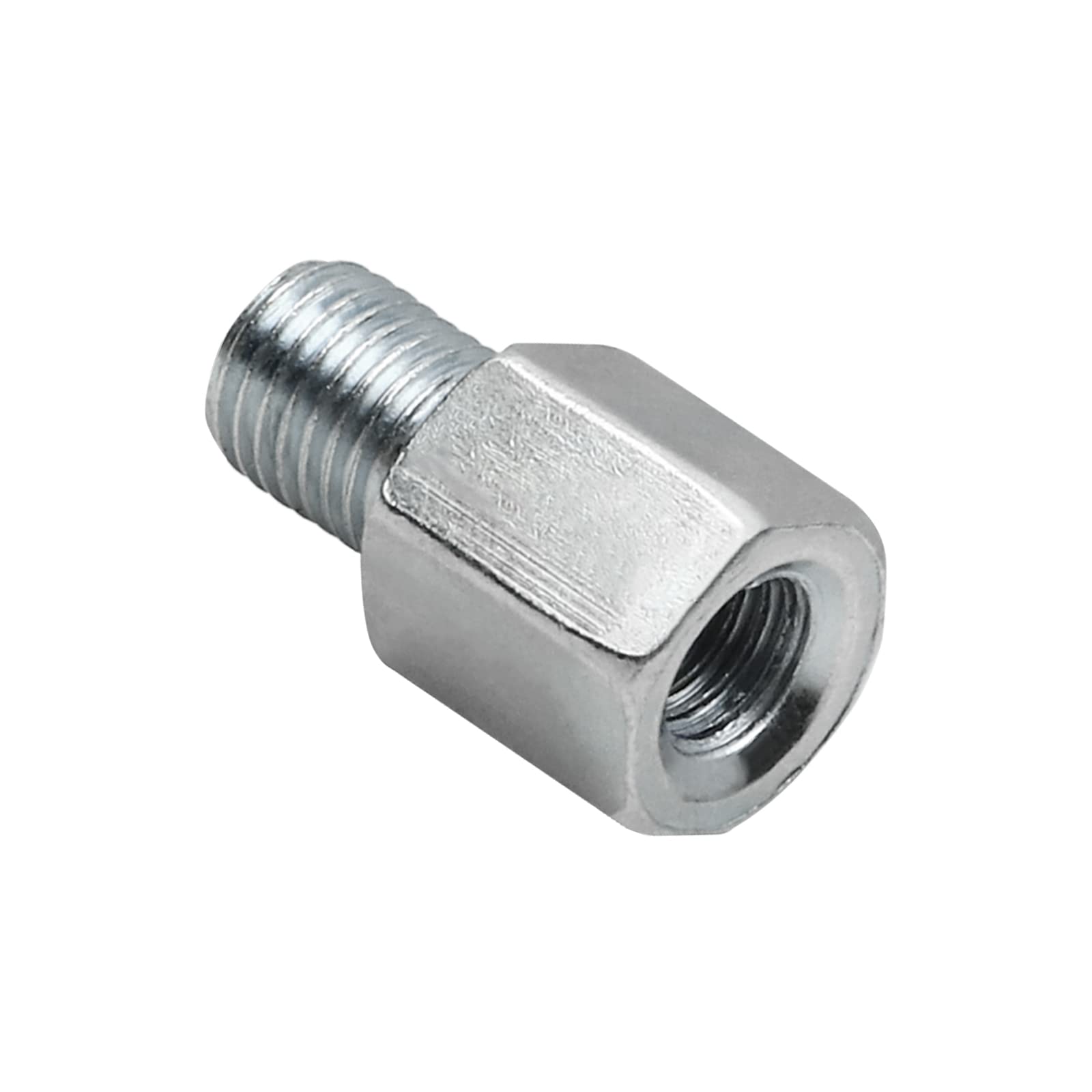 FLYPIG Universal Motorcycle rear Mirror Adapters Thread - M10 Male to M8 Female clockwise threaded for Motorcycle ATV Scooter Pit Dirt-Bike Mini-Bike (Pack of 2)