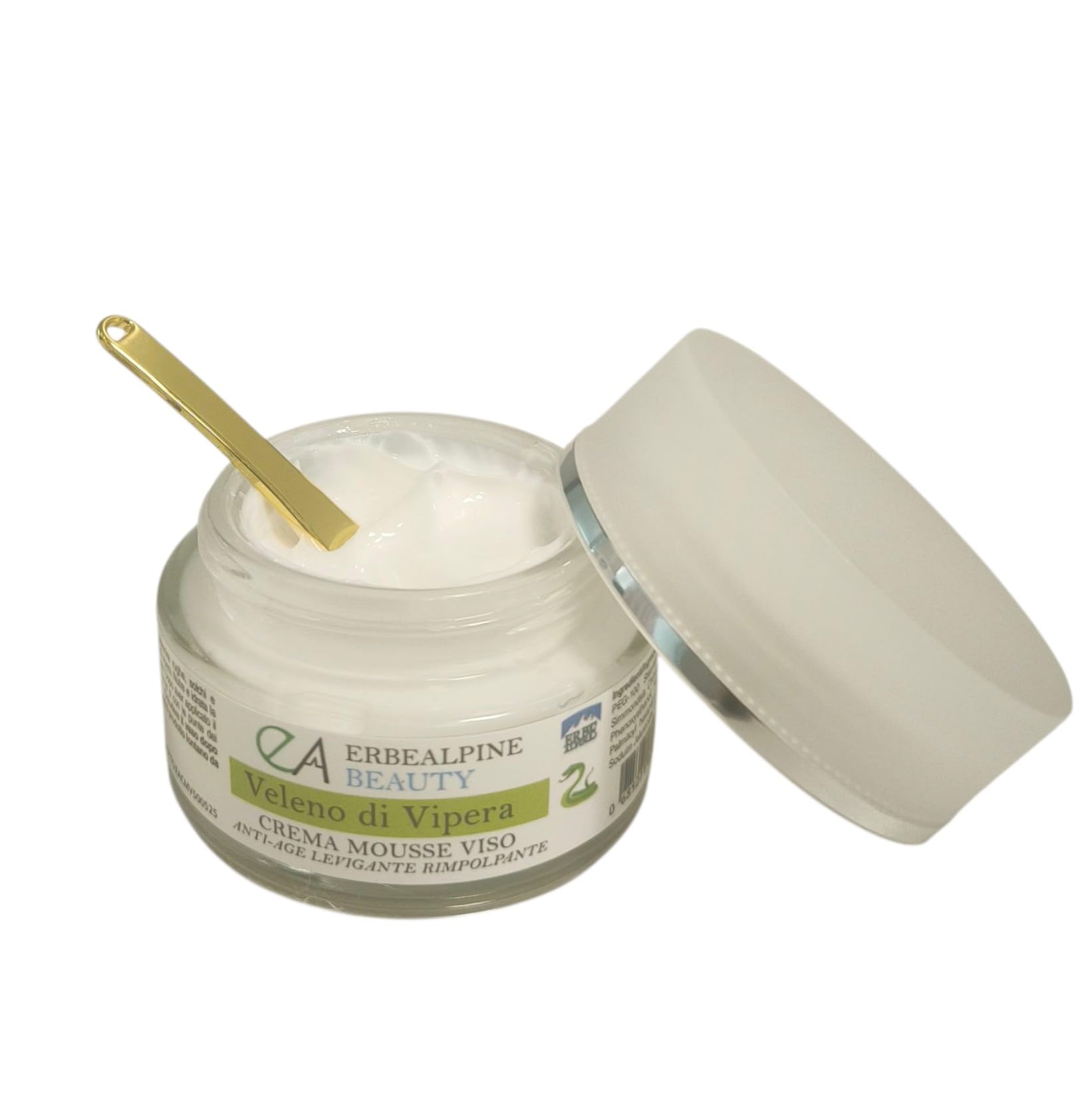 Siero e Crema al Veleno di Vipera – Trattamento Antiage Completo 2 in 1 | ERBEALPINE | Effetto Lifting Naturale, Antirughe e Rilassante | Agisce sui Recettori Muscolari | MADE IN ITALY