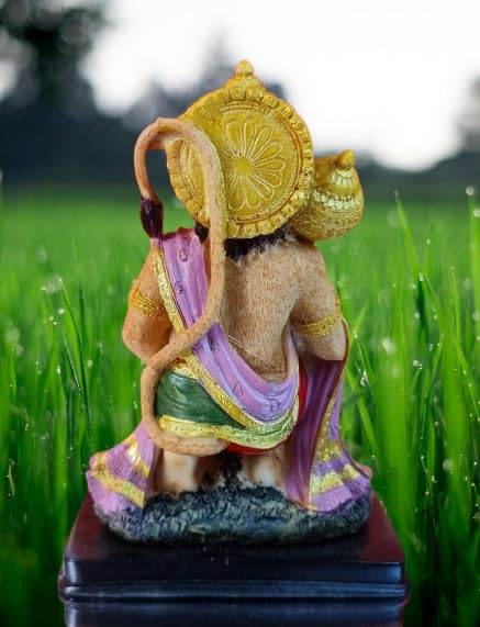 Idole Bajrang Bali résine légère 15,2 cm statue divinité indienne maison