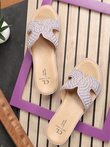 Image of Carlton London Women Comfortable Fashion Sandal for Daily use, Office use, Casual use