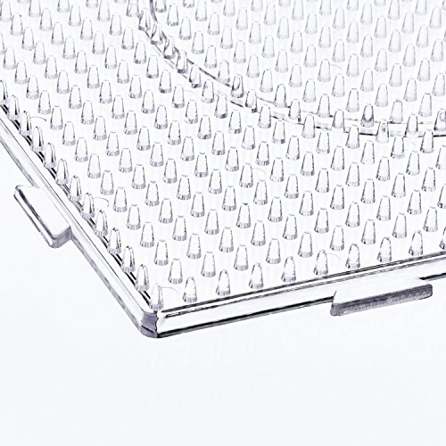 Maxdot 5 Mm Large Square Fuse Beads Boards Clear Plastic Pegboards For Kids Craft Beads (6 Pieces) #TOP3
