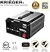 Krieger 1700 Watt Voltage Transformer, 110/120V to 220/240V Step Up Step Down Voltage Converter with AC Outlets, MET Approved Under UL, CSA