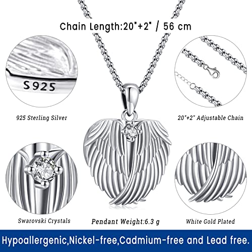 Picture Locket Necklace for Women Men Rose 14K Real Gold 925 Sterling Silver Jewelry Heart Locket Necklace that Holds Pictures Tree of Life Viking Wolf Celtic Knot St Christopher St Michael Pendant3