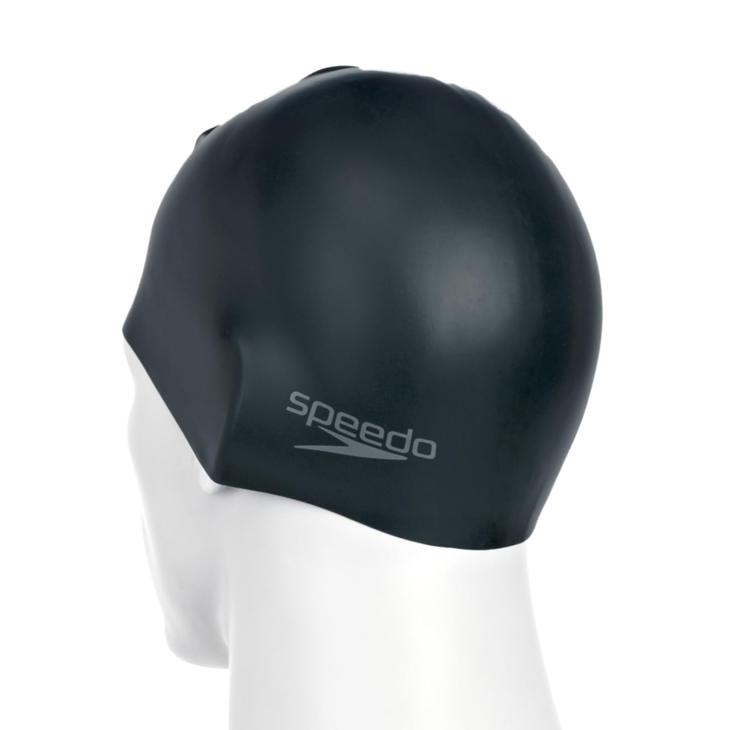 Speedo Unisex Plain Moulded Silicone Swimming Cap