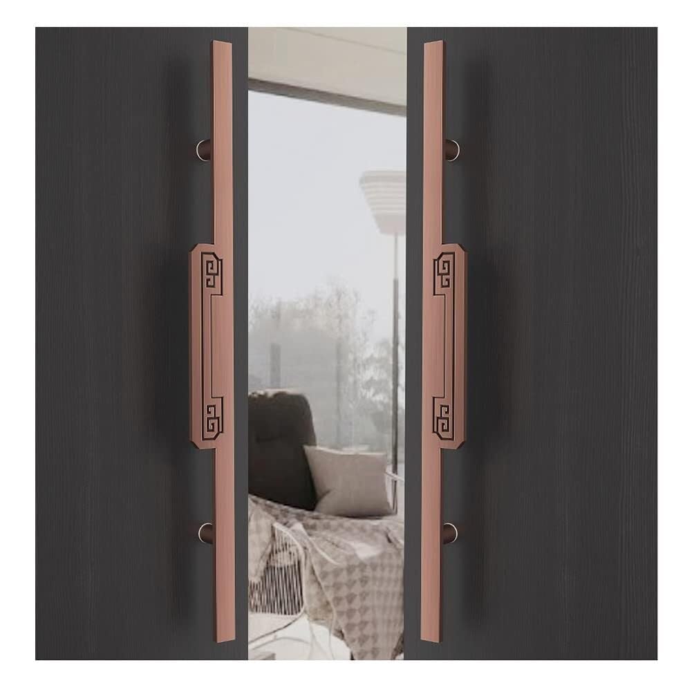 Poignée de porte coulissante résistant aux usages intensifs pour halls et bureaux