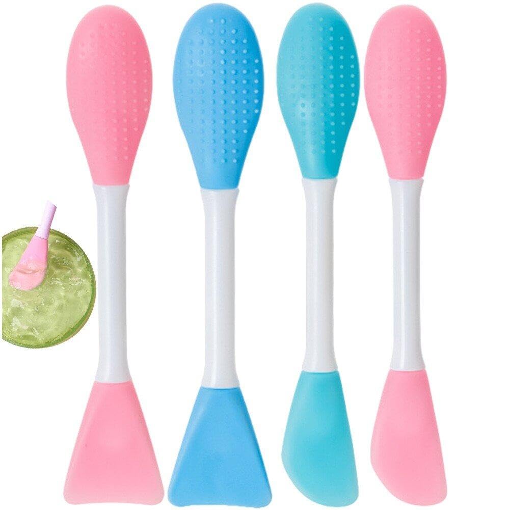 2er-Set Silikon-Gesichtsmaskenpinsel – Weiche Applikatoren Für Masken, Seren & Bodylotions