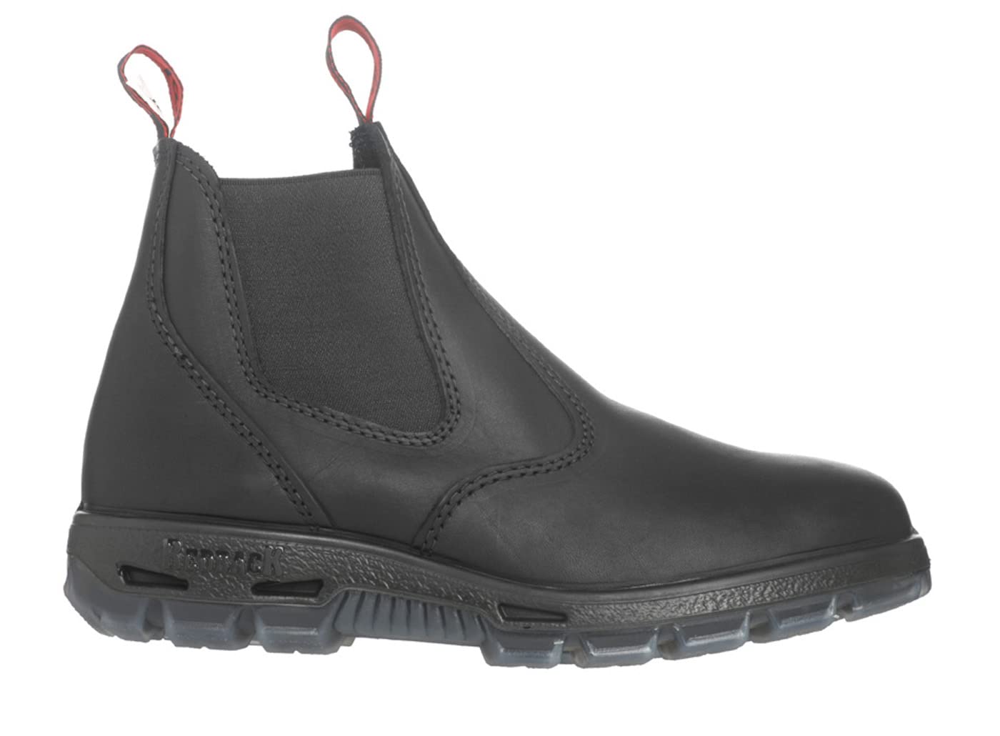 REDBACKBOOTS.COMRedback UBBK Easy Escape Slip-On Soft Toe Black Redback Boot Size UK8 = US9