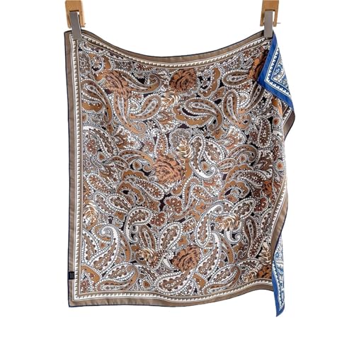 Foulard en soie pour femmes carré bandeau cheveux et châle