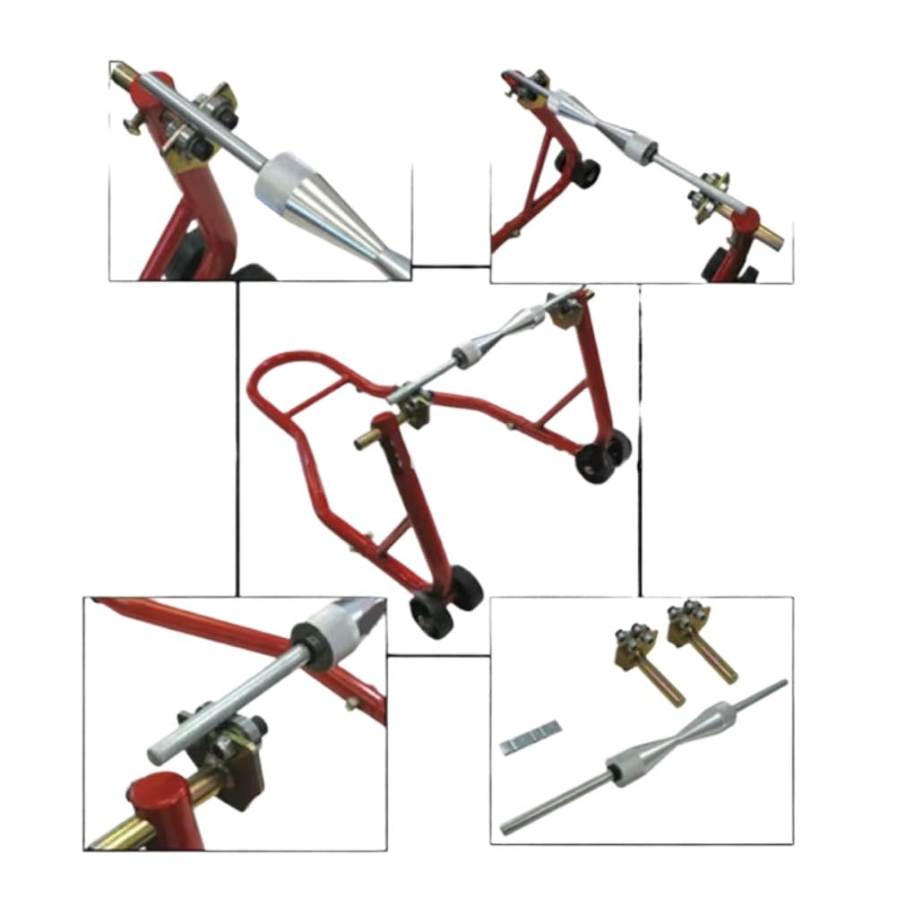 Kit de equilibrador de Ruedas Compatible con Llantas de Motocicleta y Bicicleta para alineación de neumáticos y Ruedas