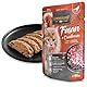 Leonardo Frischebeutel [16x85g Fasan + Cranberry] | Getreidefreies Nassfutter für Katzen | Feuchtfutter Alleinfutter im Einzelportionsbeutel
