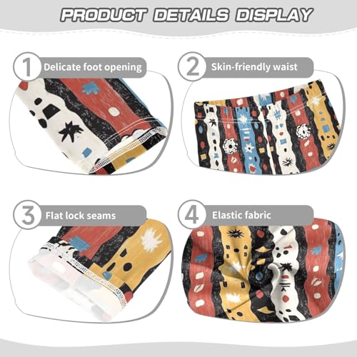 ZZKKO Girls Leggings Boho Pattern Toddler Girls Clothes Leggings for Girls Toddler Girls Leggings 3-4T3