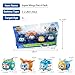 Super Wings Glow & Face-Changing Transformer Toys - Jerome Golden Boy Shine Tino Pet, Stacking Toys for Toddlers & Kids 3-7 Years