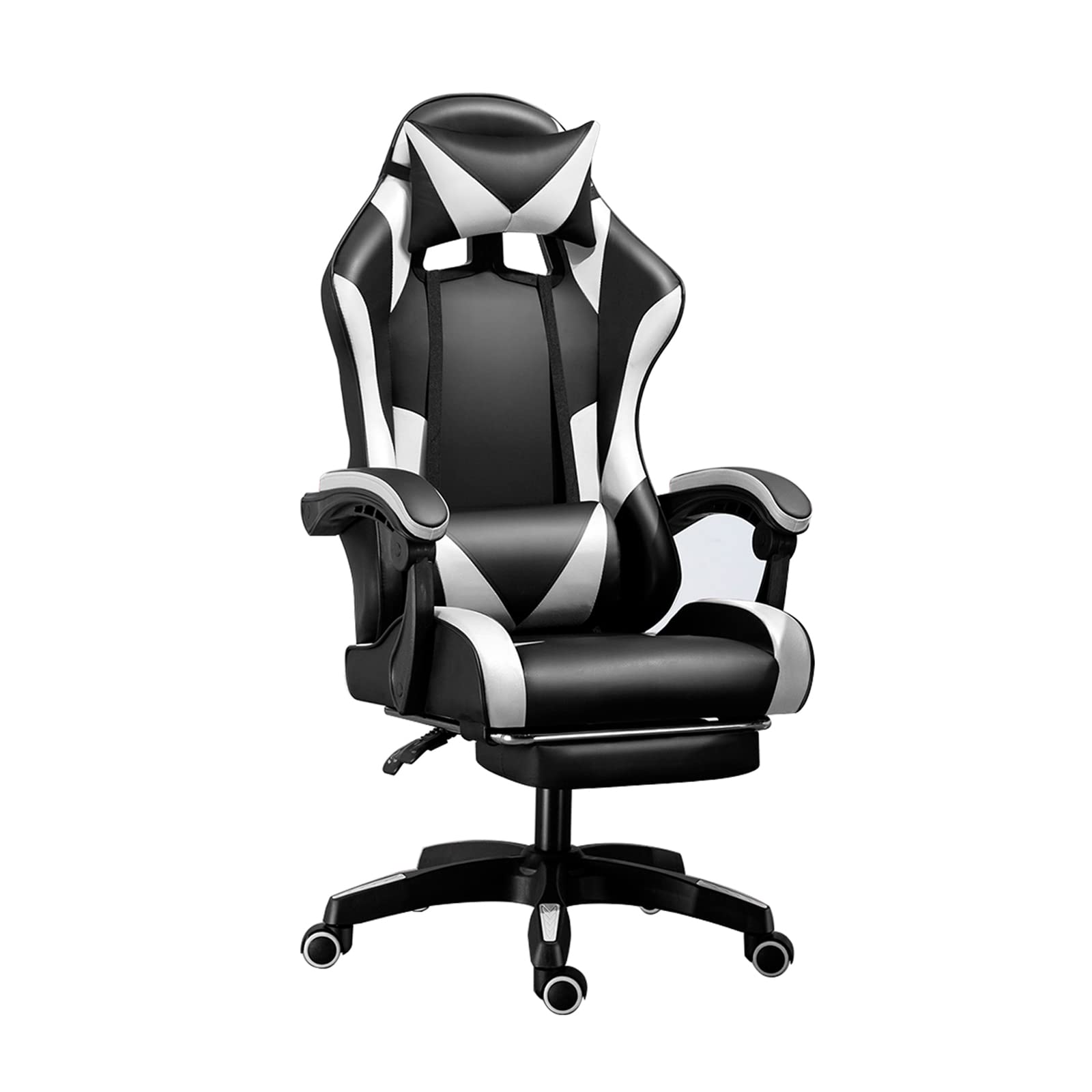 Buy Gaming Chair Computer Chair with Footrest and Lumbar Support